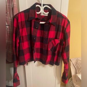 TNA plaid shirt